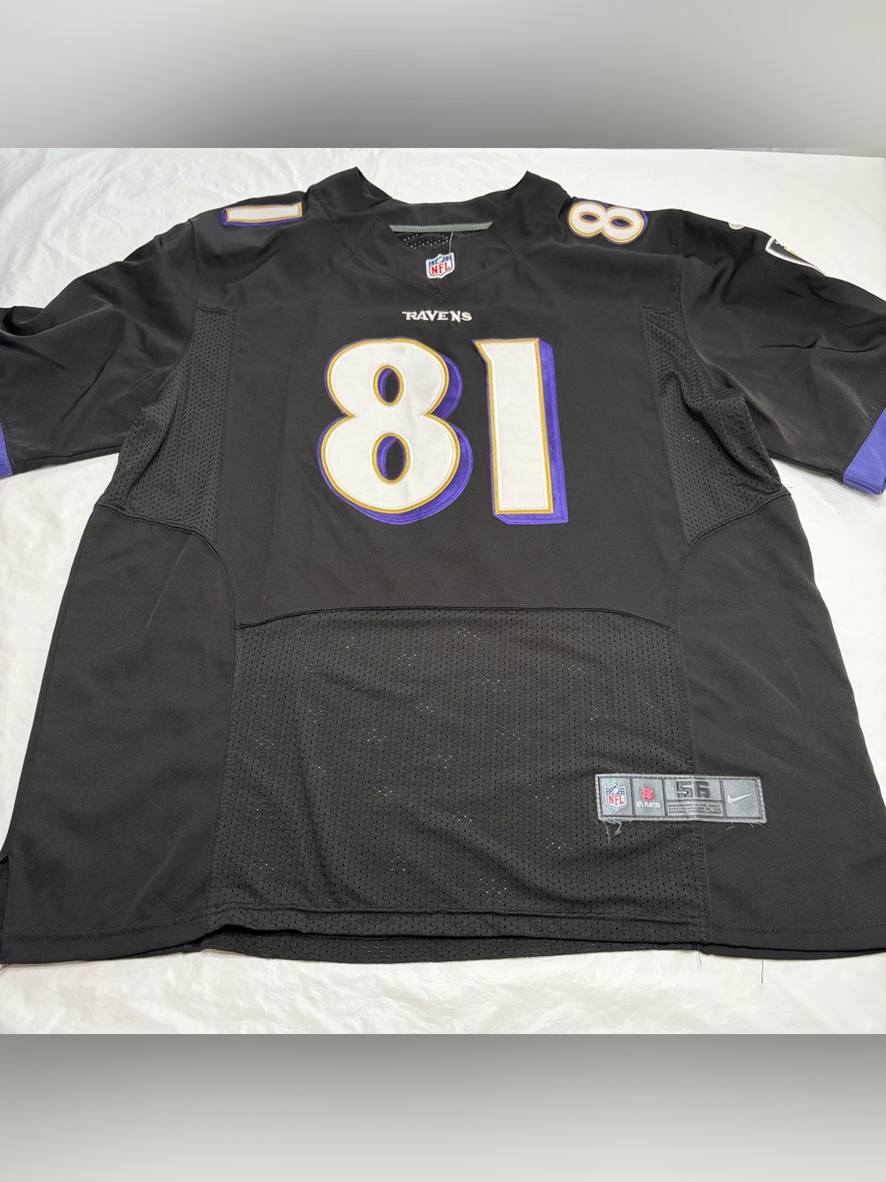 Nike Baltimore Ravens Owen Daniels #81 Black Jersey Men’s 56 3XL
